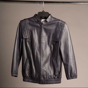 Loeffler Randall for Barney’s Grey Leather Jacket